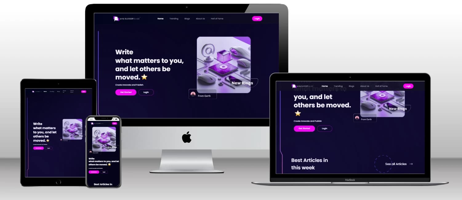 Byte Blogger Base – Dynamic Blogging Platform