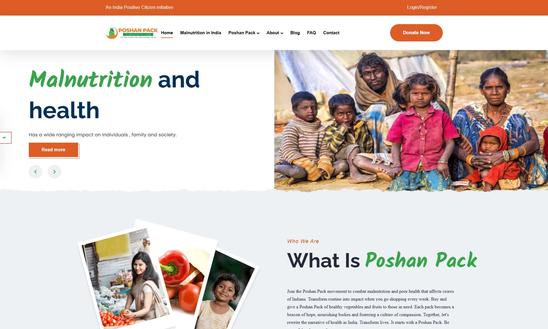 Poshan Pack – Fighting Malnutrition with Compassion