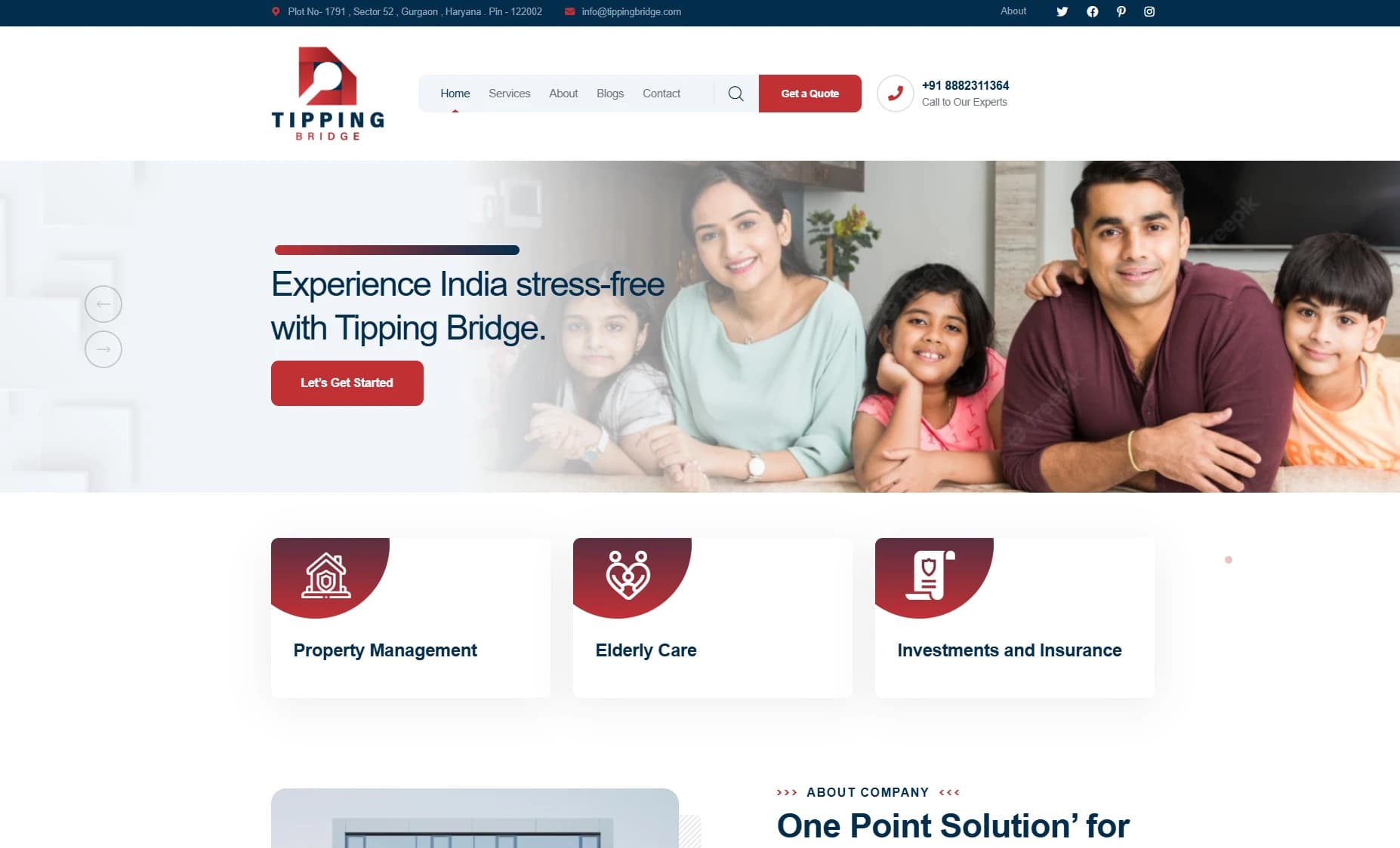 Tipping Bridge – Comprehensive NRI Services Platform